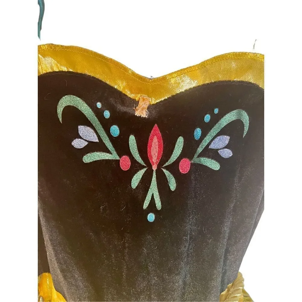 Disney Frozen Anna Coronation Day Fancy Dress Child Costume Size Medium 7-8